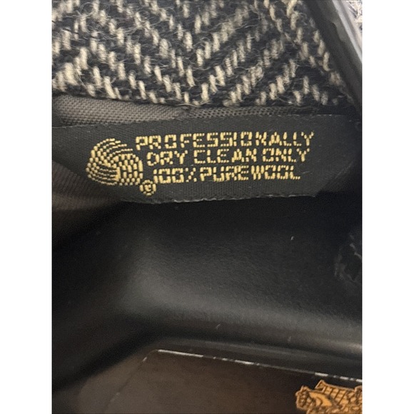 VTG Anderson Little‎ 2 Knot Button Suit Jacket Blazer Herringbone Tweed Wool - Picture 12 of 12